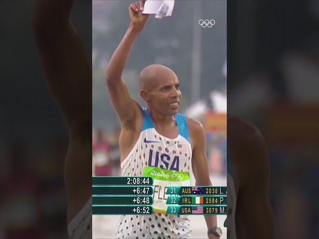 Never let them know your next move 🤠 Mebrahtom Keflezighi Rio 2016