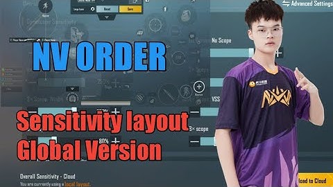 NV Order sensitivity layout PMGC S1 2021