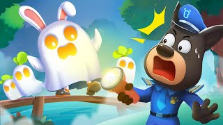 ghosts on a foggy day outdoor safety tips kids cartoons sheriff labrador babybus