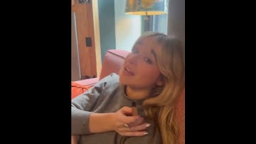 Thumbnail of Sabrina Carpenter Vibing To "Please Please Please"