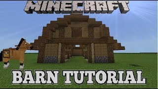 Minecraft Simple Horse Stable Tutorial/Barn Tutorial (Fast & Easy) by BarnzyMC  28,763 views 4 years ago 12 minutes, 5 seconds