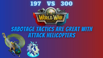 How to win your attacks in war | Attack Helicopters | Paratroopers | Dominations Guide
