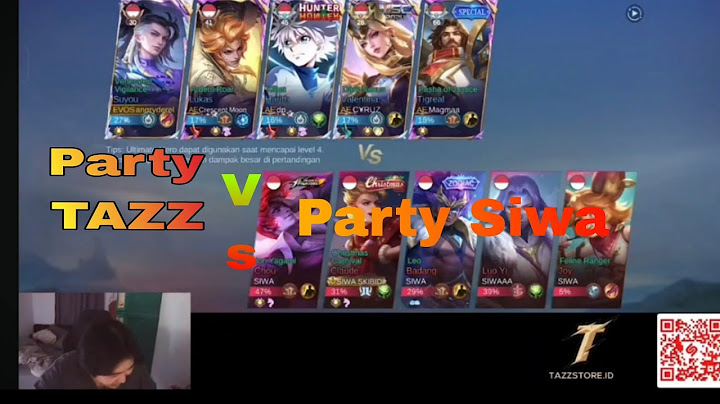 Party Tazz Vs Party Siwa (Macth 1 ) 100 juta!!