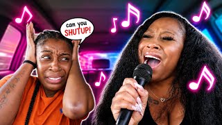 I SANG EVERY TIME MY GIRLFRIEND TRIED TO TALK.. SHE SNAPPED!😭