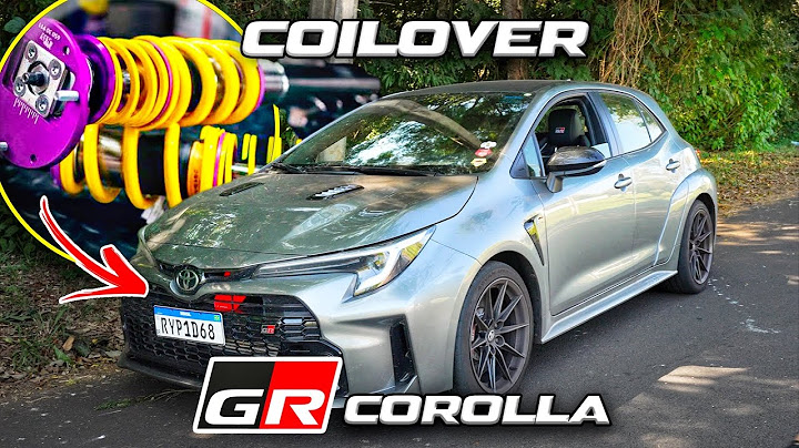 WE MADE THE FIRST GR COROLLA WITH A FOREIGN COILOVER IN BRAZIL