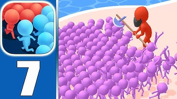 Count Masters (IOS/Android) Gameplay Walkthrough All Levels - Part 7