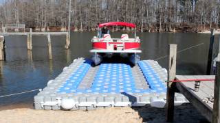 Dock Blocks™ Pontoon Boat Lift (Lake)