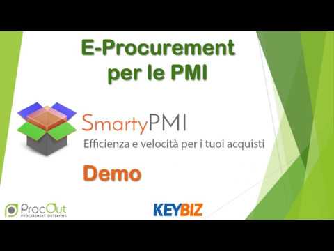 Demo SmartyPMI - La piattaforma di e-Procurement per le PMI