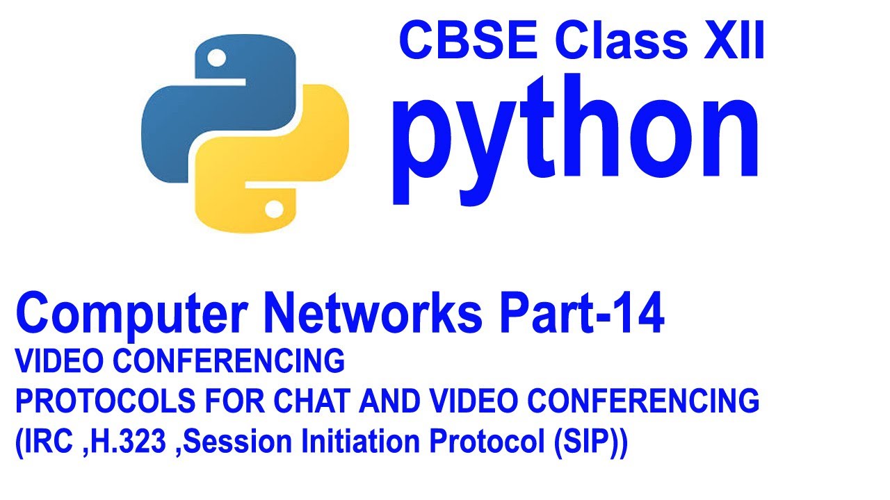 Video conferencing IRC, H.323, SIP Protocol