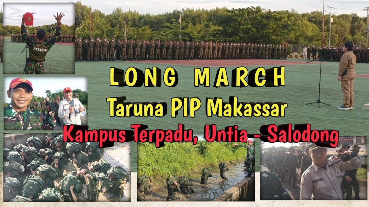 Long March Taruna PIP Makassar Angkatan 43