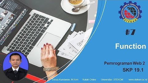 Belajar Function dalam PHP || Kuliah Online Universitas Stekom