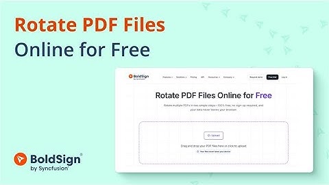 How to Rotate PDF Online for Free