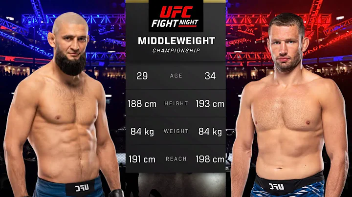 Khamzat Chimaev vs Reinier de Ridder Full Fight - UFC 5 Fight Night