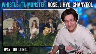 Rosé, Jihyo, Chanyeol, 10Cm - Whistle X Tt X Monster Reaction