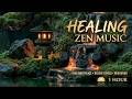 Traditional Asian Retreat | Healing Music for Deep Sleep &amp; Relaxation with Zen Waterfall