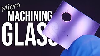 Nanosecond explosions will cut glass