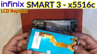 infinix Smart 3 / x5516c screen Replacement , disassambly By Level Technics