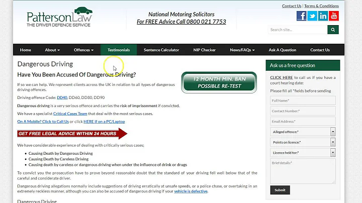 Dangerous Driving Offences UK - Careless Driving & Inconsiderate Driving Advice