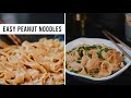 How to make noodles in 15 mins  noodles in peanut sauce