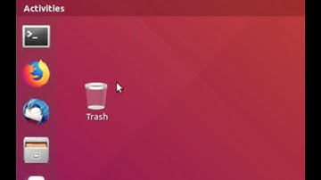 Ubuntu 18.04 How to Remove Trash Icon From Desktop