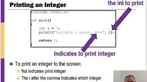 Declaring and Initializing Variables in C