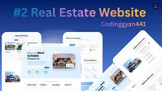#2 Real Estate Project using HTML, CSS and JavaScript || By @Code_withsmit