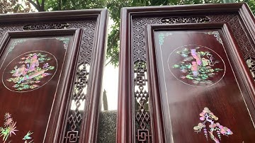 Báo giá công khai bộ tranh tứ quý bốn mùa khảm ốc sigapore đỏ chỉ có 23  triệu thôi ạ