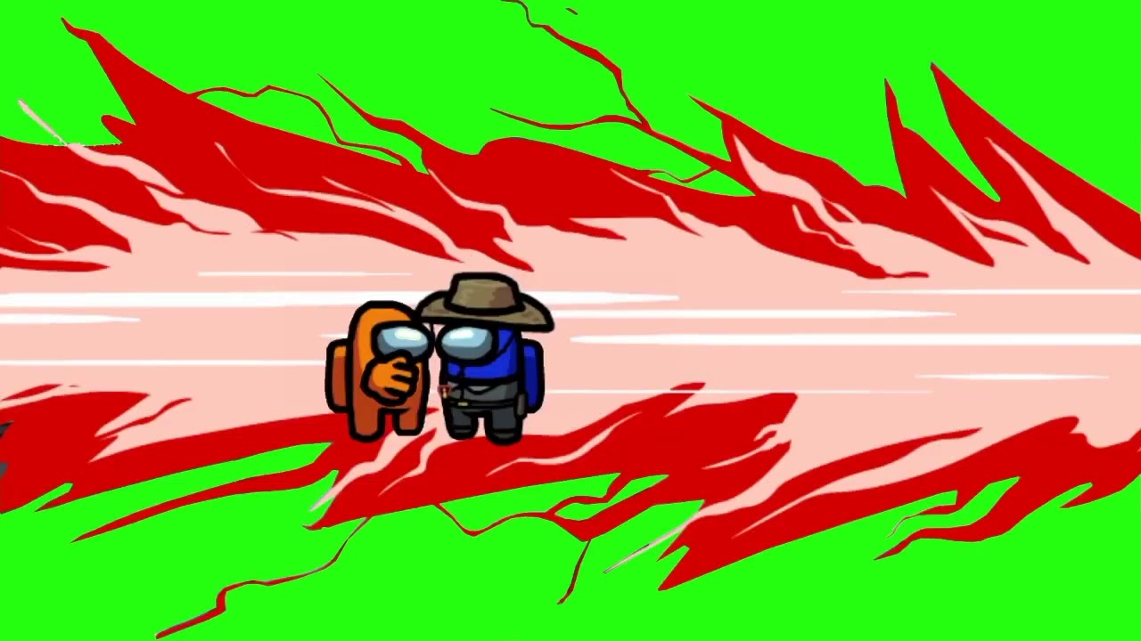 All Among Us Imposter Kills Green Screen