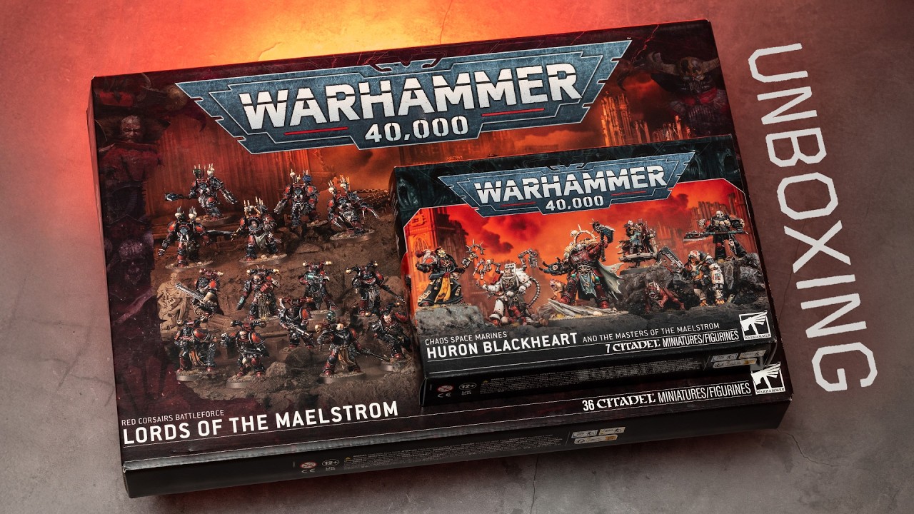 New Red Corsairs! Huron Blackheart & the Masters of the Maelstrom 4k unboxing