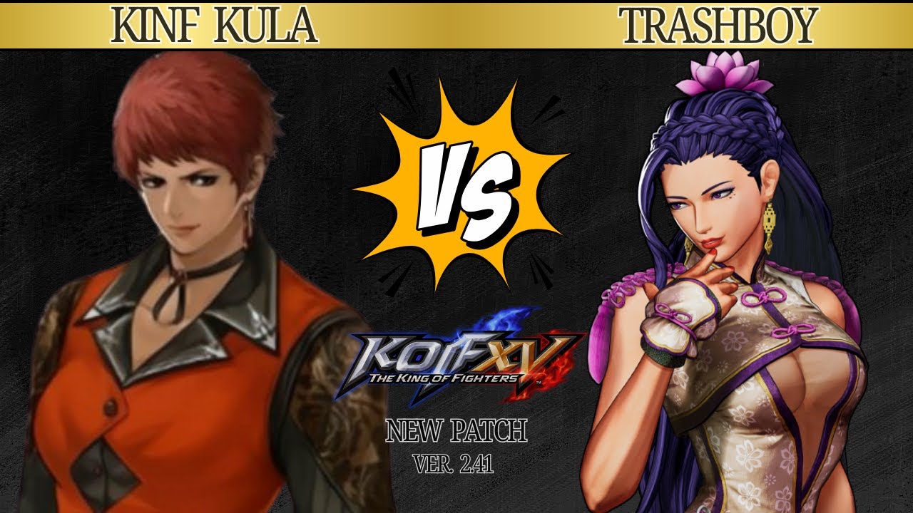 KOFXV KINF KULA Vs TRASHBOY - New Patch High Level NA Gameplay 