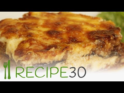 Moussaka recipe with intense flavours from Greece