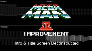 Mega Man 3 Improvement (NES) - Intro and Title Screen (Oscilloscope Deconstructed)
