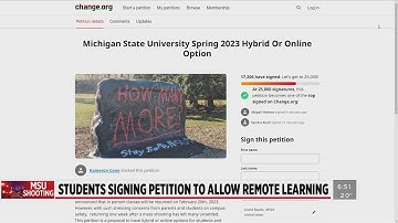 MSU students sign petition to learn remotely for the remainder of the semester