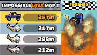 IMPOSSIBLE LAVA MAP 😵 ONLY 357m IN COMMUNITY SHOWCASE - Hill Climb Racing 2 screenshot 5