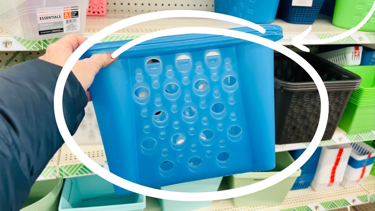 View WOW Big Storage Bins with  Plastic storage, Dollar store