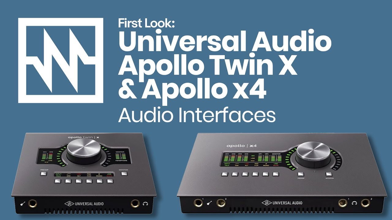 Universal Audio launches the Apollo Twin X and Apollo x4 interfaces