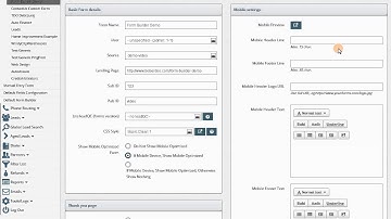 Form Builder - Form Information | boberdoo Lead Distribution Software