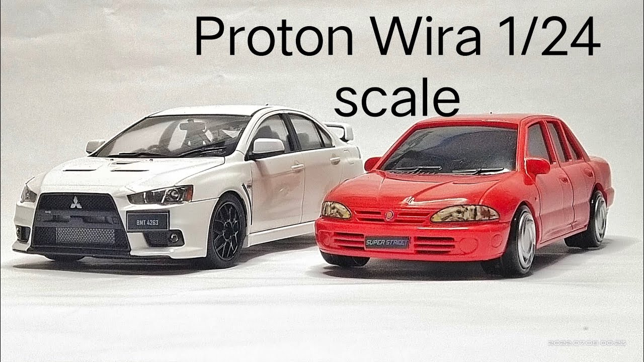 Proton Wira Scale 1/24 by Tabby Model