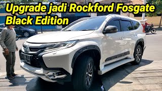 Pajero putih upgrade rockford fosgate black edition | ferrari variasi
surabaya