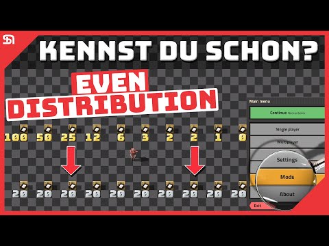 EVEN DISTRIBUTION | Factorio Mod | Deutsch