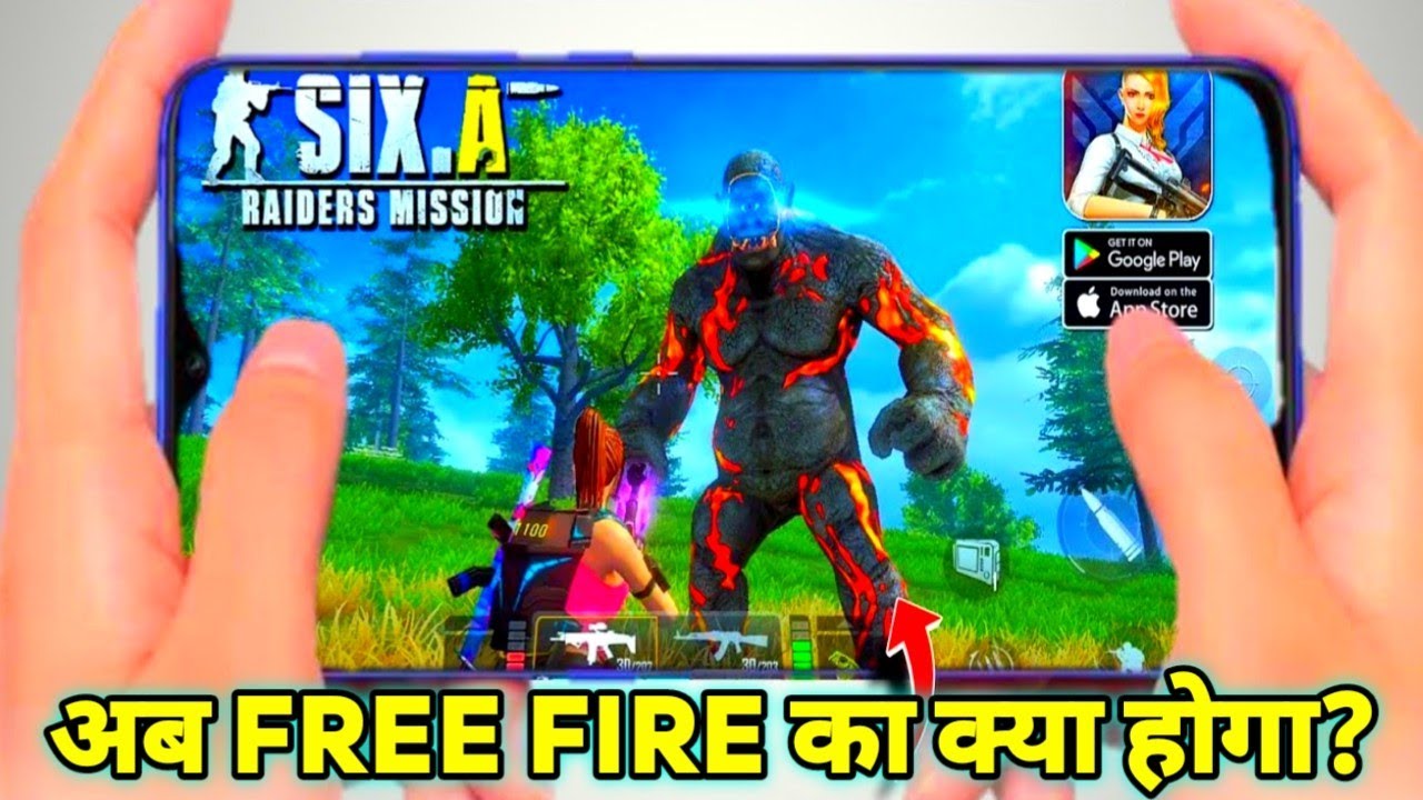 SIX.A Raider Mission Global Launch Gameplay | Ab Free Fire Ka kya Honga |