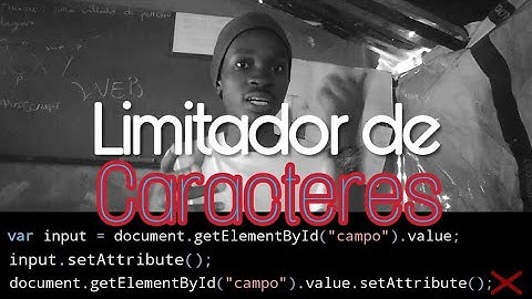 LIMITADOR DE CARACTERES EM JAVASCRIPT