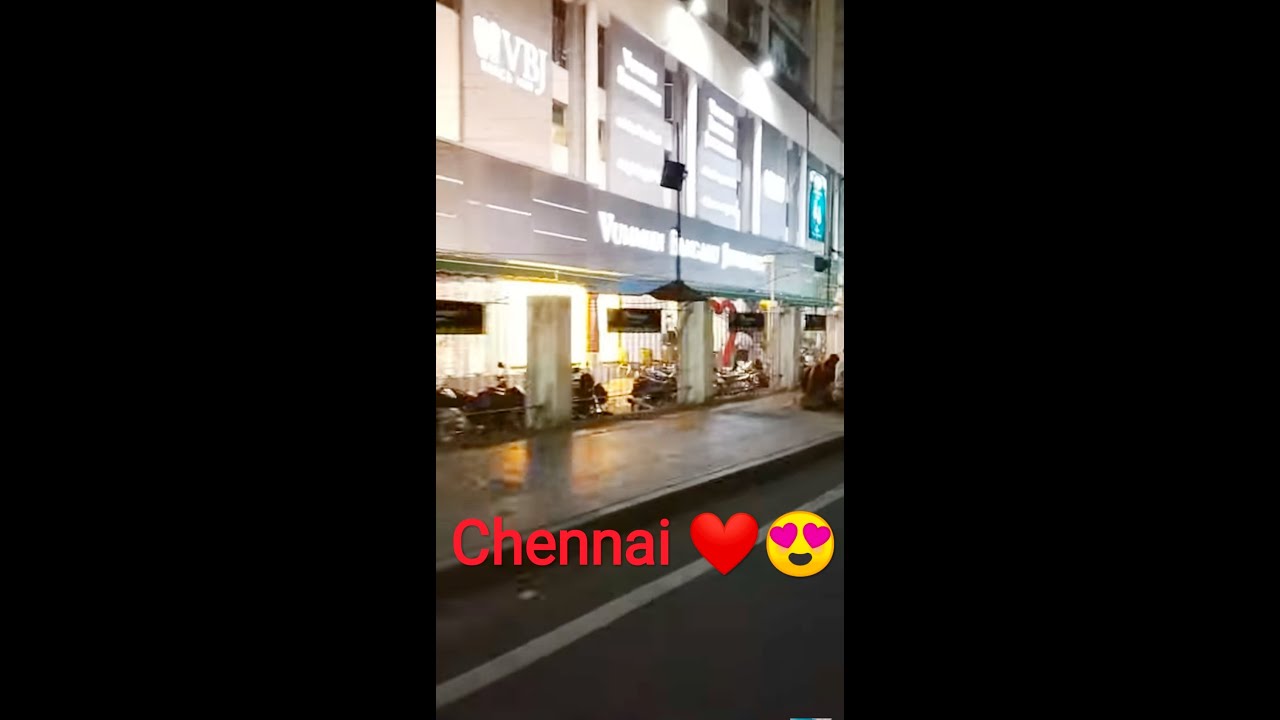 Chennai city night view 😍 चेन्नई शहर YouTube