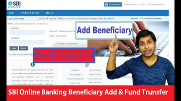 How to add beneficiary to SBI online banking | How to transfer large fund | How Can I Help U (Hindi)