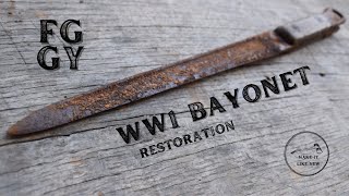 M1895 Mannlicher Bayonet Restoration by Make it like new 7,100 views 2 years ago 11 minutes, 17 seconds