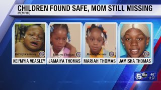 Memphis children found safe, mom still missing