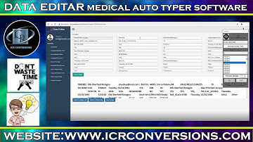 Data Editar Form Filling  Software | Data Editar  Medical Form Filling Software |