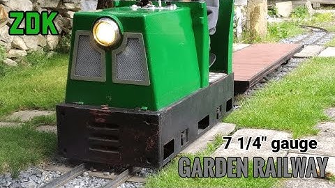 Carriage wagon on 7 1/4" garden railway / ZDK