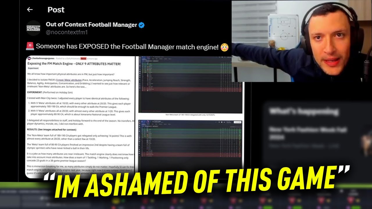 Курт реагирует на РАЗОБЛАЧЕНИЕ Football Manager...