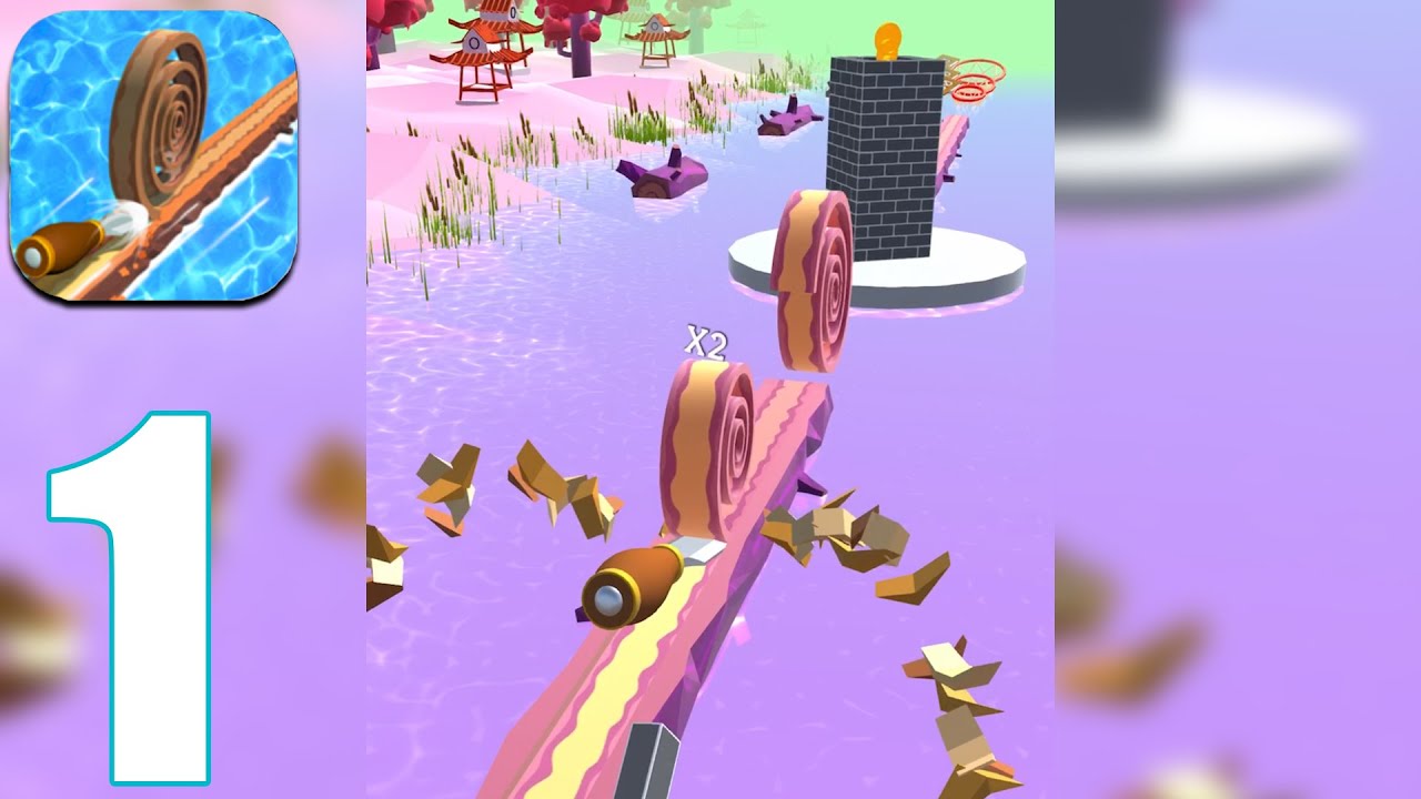 Spiral Roll ( Androi / IOS ) Gameplay walkthrough Part 1 - Levels ( 1 - 30 )